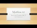Matthew 20 NLT