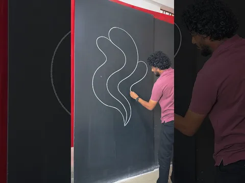 New Design on Blackboard #lineart #design