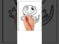 lizard coloring page for