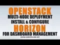 Openstack Multi Node Deployment Tutorial - How to Install Openstack Horizon Dashboard