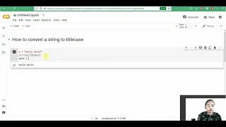 How to Convert a String to Title case in Python Convert a String to Title Case Using Python