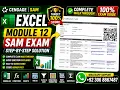 Excel Module 12 SAM Exam Cengage Excel Module 12 Exam Step-by-Step Solution 100 Score Guide