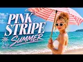 Pink Stripe Summer The Perfect Beach Day AI Cinematic Short