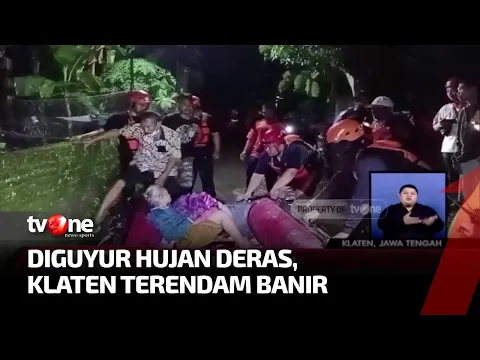 Ratusan Rumah Warga di Klaten Terendam Banjir, Petugas Evakuasi Lansia dan Balita