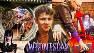Aquí GRABARON Wednesday! 😱