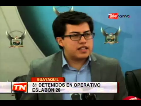 31 detenidos en operativo Eslabón 28