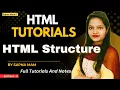 HTML Structure Explained in Hindi HTML Tutorial for Beginners Lecture 2
