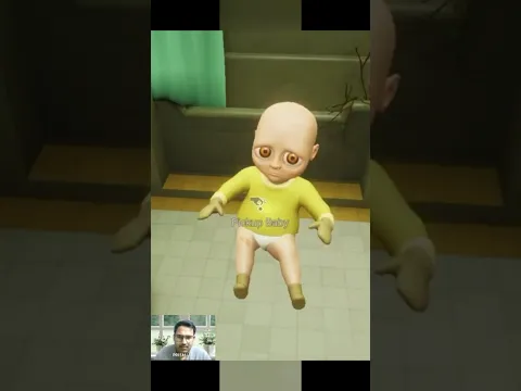 भूतिया बच्चे को टॉयलेट में बंद कर दिया | The Yellow Baby Game #babyghost