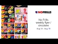 No Frills weekly flyer circulaire Aug 13 - Aug 19