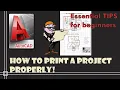 Autocad - How to print properly Scale the paper