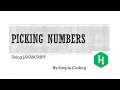 Hackerrank - Solved Picking Numbers using Javascript