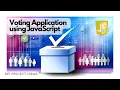 Voting App using JavaScript HTML CSS JavaScript Projects