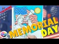 Memorial Day Coloring Page USA Veterans Military Courage Sacrifice Remembrance American AAN