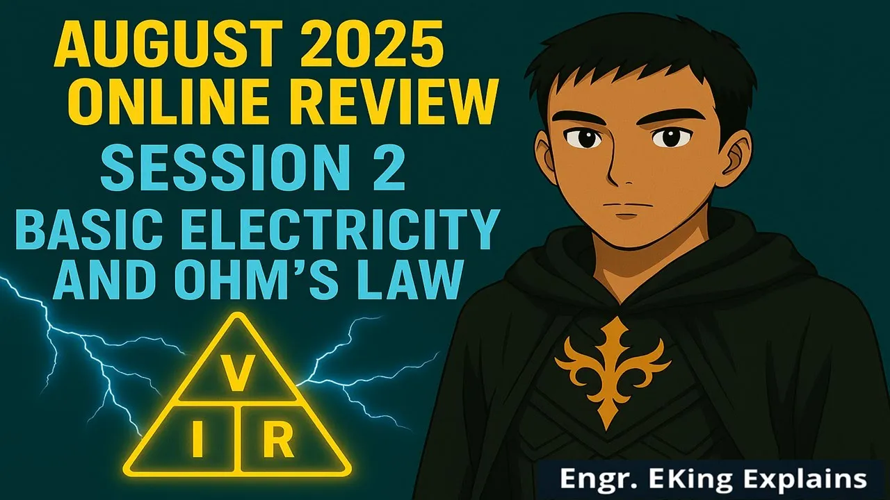 AUGUST 2025 RME ONLINE REVIEW SESSION 2 | BASIC ELECTRICITY AND OHM’S LAW