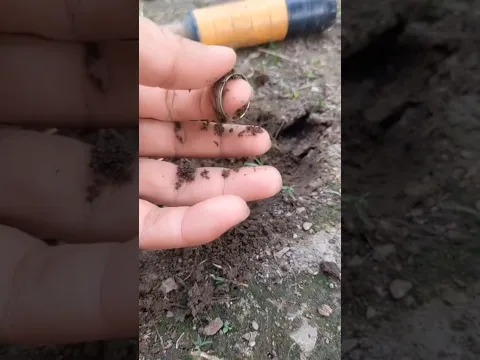 ПОПАЛОСЬ КОЛЬЦО ИЗ БЕЛОГО ЗОЛОТА, ОНО ПРИНАДЛЕЖАЛО... #коп #находки #поиск