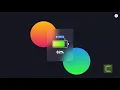 Get battery level using javascript l css glassmorphism ul design toggle between light and dark mode