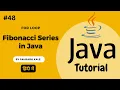 Java Fibonacci Series Unveiling the Beauty of For-Loop Iteration Saurabh Kale Hindi
