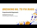 RubyConf 2024 Breaking nil to fix bugs experimental approach by Enrique Mogollan