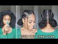 DIY Easy Cornrows Messy Curly Buns cheat method