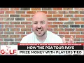 How the PGA Tour pays prize money when golfers are tied