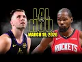 Los Angeles Lakers vs Houston Rockets Full Game Highlights - March 18 2026 NBA Season