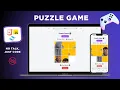 Build a DRAG DROP Puzzle Game with JavaScript Tailwind CSS - Full Tutorial
