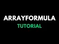 How to Use ARRAYFORMULA in Google Sheets