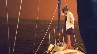SMOKE ON THE WATER 🔥 Fire in the Sky 🔥 – Free Range Sailing Ep 122