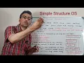 Simple structure OS