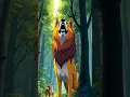 Download Lagu कुत्ते और शेर की कहानी 🦁🐕#generatedai #shorts #youtubeshorts #cartoon #