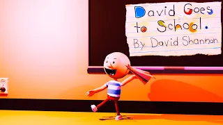 David Goes To School Kids Books Read Aloud David Shannon Animated Story Book 