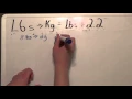 Converting Pounds to Kilograms