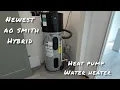 newest ao smith hybrid heat pump water heater