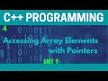Accessing Array Elements with Pointers in C