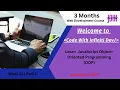 JavaScript Object Oriented Programming OOP week 11 part 2
