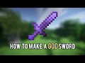 How to make a GOD Sword in Minecraft Command Block Tutorial 2024