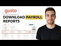 How To Download Payroll Reports In Gusto 2026 Simple Guide