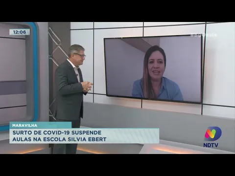 Maravilha: surto de Covid-19 suspende aulas na Escola Silvia Ebert