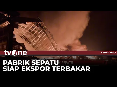 Kebakaran Hanguskan Gudang Produksi Sepatu Siap Ekspor di Ngawi