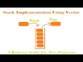 Stack Implementation Using Vector in Tamil