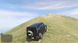 Rides on a G-Class across the fields