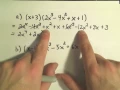 Multiplying Polynomials - Slightly Harder Examples