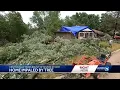 Centerville home impaled by tree during severe storm