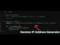 How To Make Random IP Address Generator Python