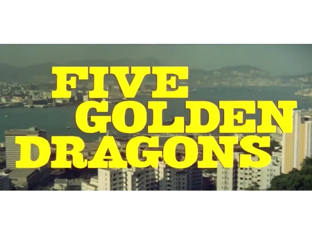 FIVE GOLDEN DRAGONS (1967) trailer S.T.Fr. (optional)