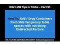 DB2 Tips n Tricks Part 91 - How To Add or Drop Containers from SMS Temporary Tablespaces