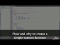 How and why to create a simple custom function in PHP