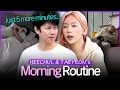 Download Lagu HEECHUL \u0026 TAEYEON Can't Wake Up 😂😂 Morning Routine Struggle