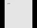 you