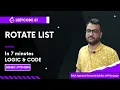 LeetCode 61 - Rotate List Linked List Rotation Explained with Python Hindi DSA